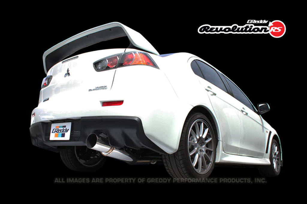 GReddy Evolution Revolution-RS Catback Exhaust System - 08-14 Lancer Evolution X