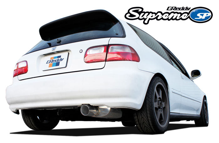 GReddy Supreme SP Catback Exhaust System - 92-95 Civic (76mm Piping)