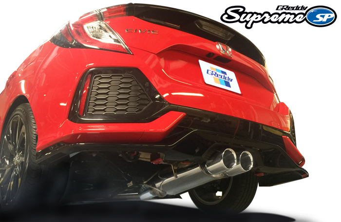 GReddy Supreme SP Catback Exhaust System - 17-21 Civic Sport Hatchback (FK7)