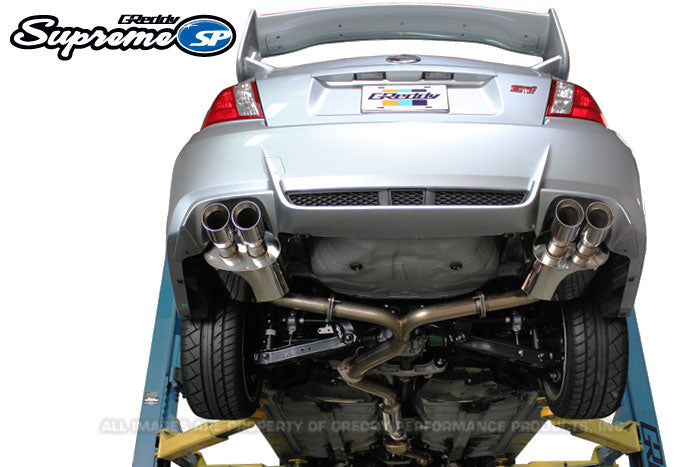 GReddy Supreme SP Catback Exhaust System - 08-14 Impreza STI