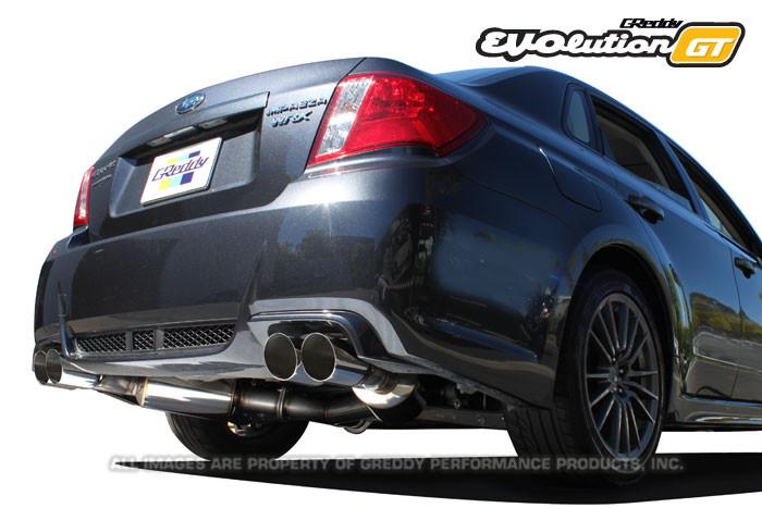 GReddy Evolution GT Catback Exhaust System - 11-14 Impreza WRX &amp; STi Sedan