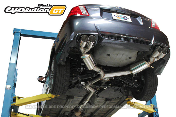 GReddy Evolution GT Catback Exhaust System - 11-14 Impreza WRX & STi Sedan