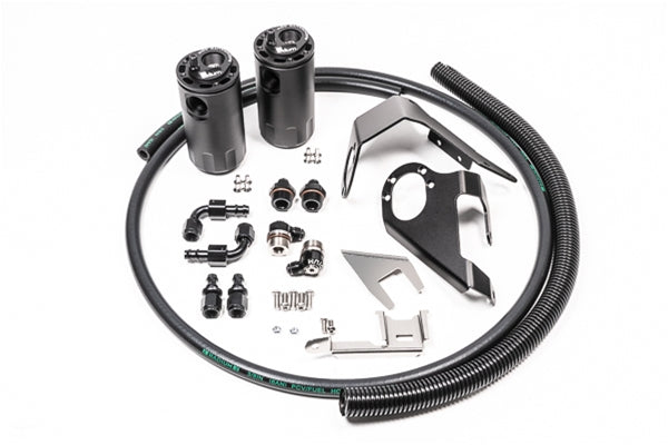 Radium Engineering Dual Catch Can Kit - 09-20 Nissan 370z