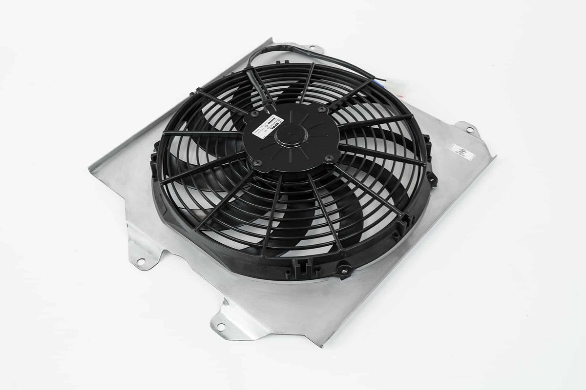 CSF Race Aluminum Fan Shroud with 12" SPAL Fan - K-Swap / Half-Size