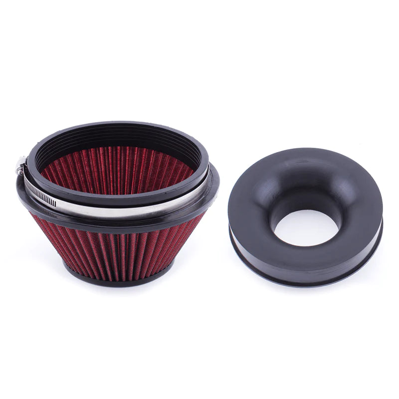 Hybrid Racing 3.5&quot; Velocity Stack and Filter Combo