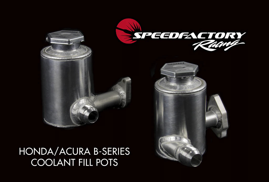 SpeedFactory Racing Cooling System Swirl Pots - Honda/Acura B-Series Applications