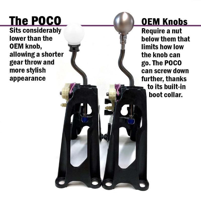 Acuity POCO Insulated Shift Knobs - Honda/Acura Applications