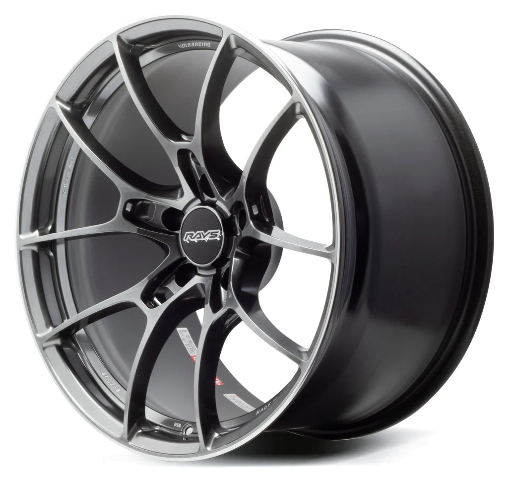 VOLK Racing G025 Wheel - Matte Gunblack with Diamond Cut edge