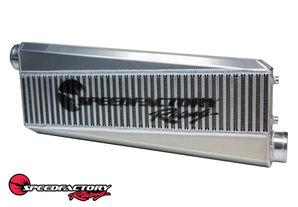 SpeedFactory Racing HP Vertical Flow Intercooler Opposing Side Inlet/Outlet - K-Series, 1000 HP