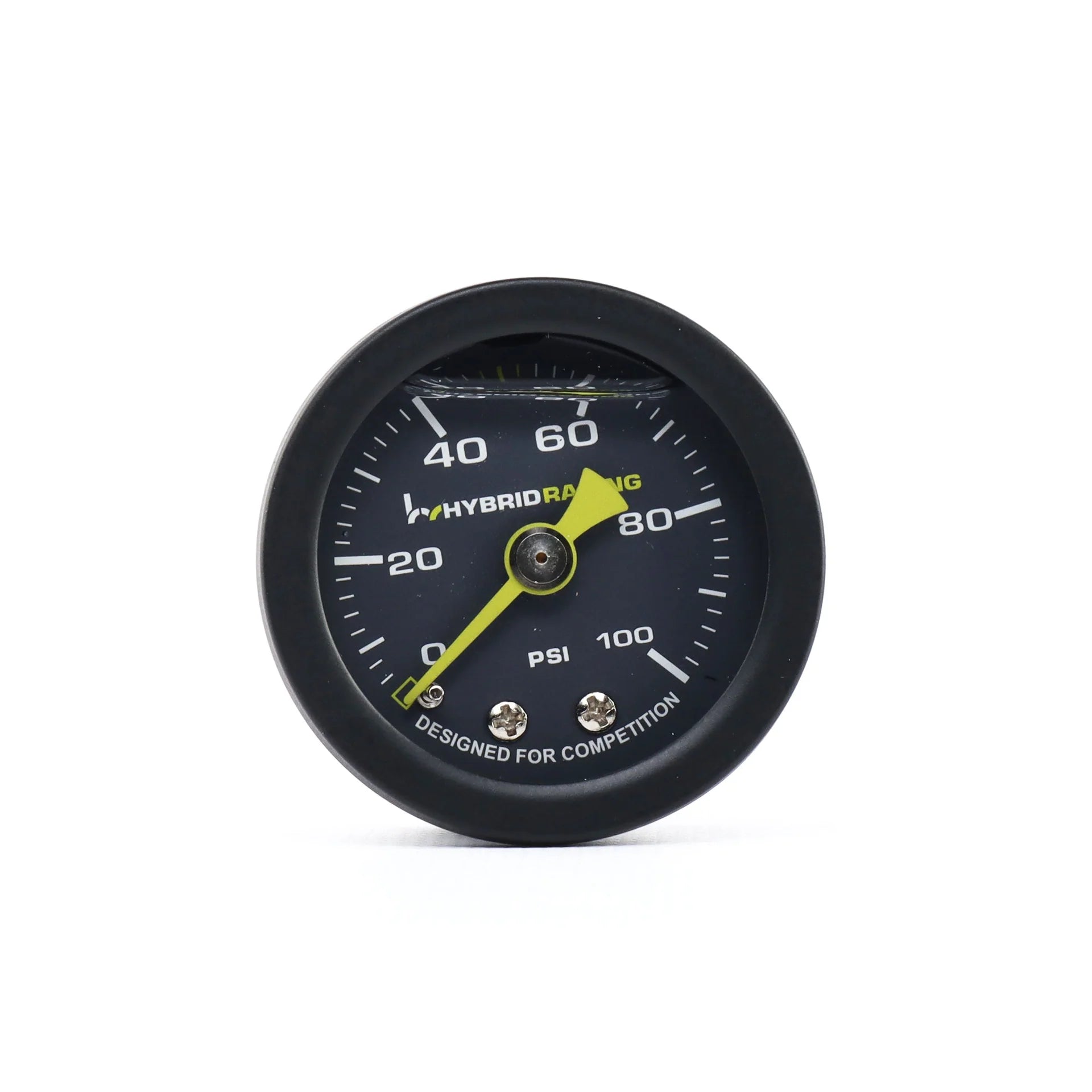 Hybrid Racing Liquid Filled Fuel Pressure Gauge