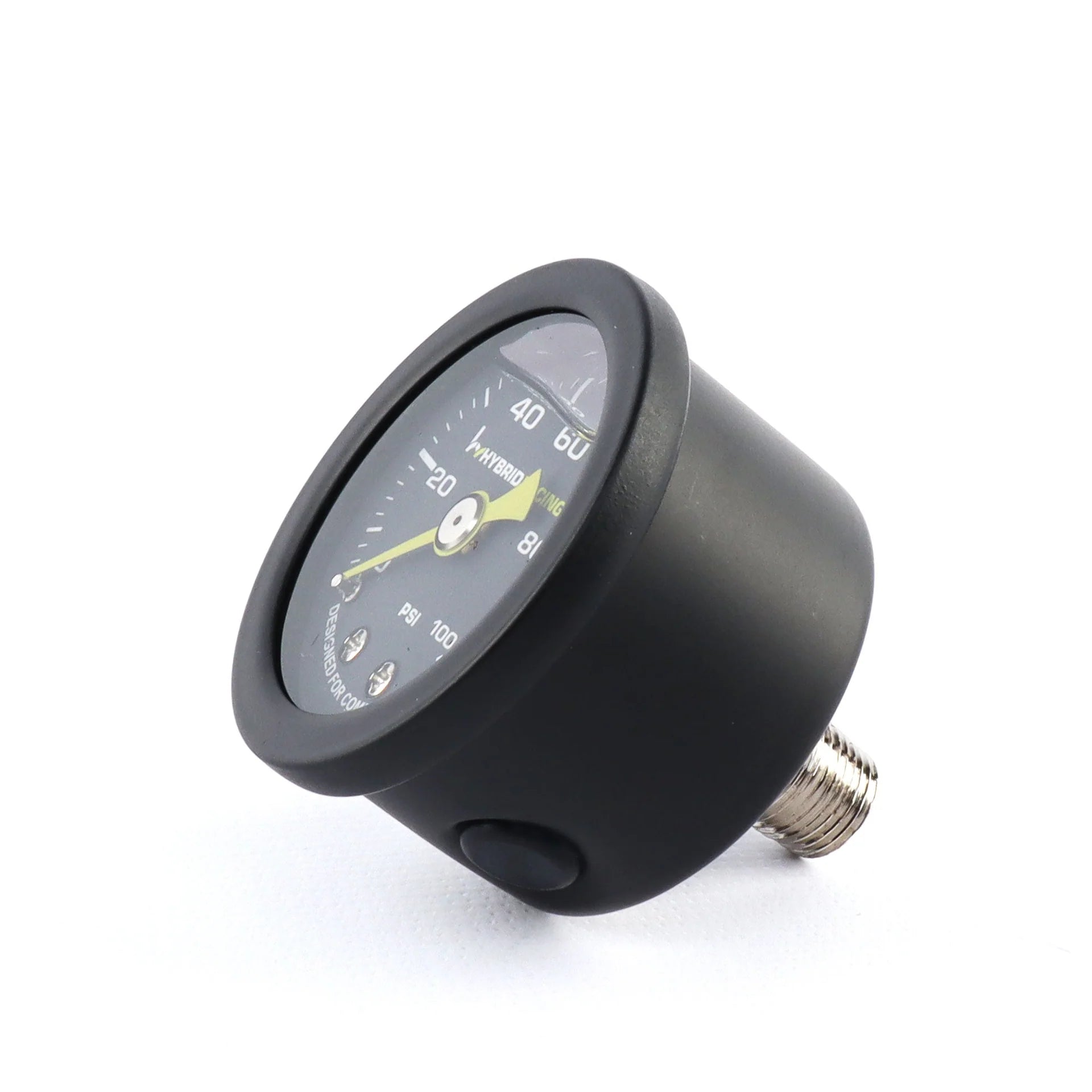 Hybrid Racing Liquid Filled Fuel Pressure Gauge