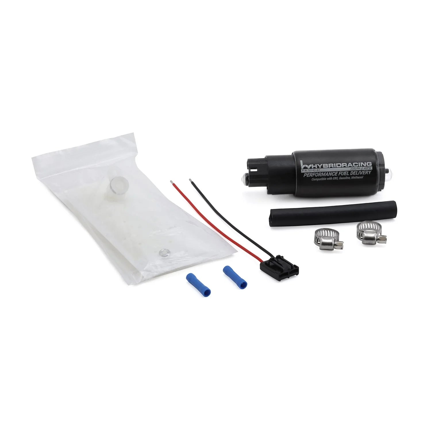 Hybrid Racing 335 LPH High Flow E85 Fuel Pump Kit - 92-00 Civic / 94-01 Integra