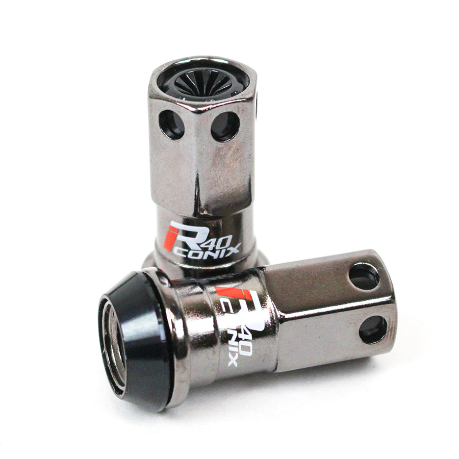 Project Kics R40 Iconix Black Lug Nuts - 12MM