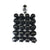 RAYS 19 Hex Lug Nut and Lock Set - Black