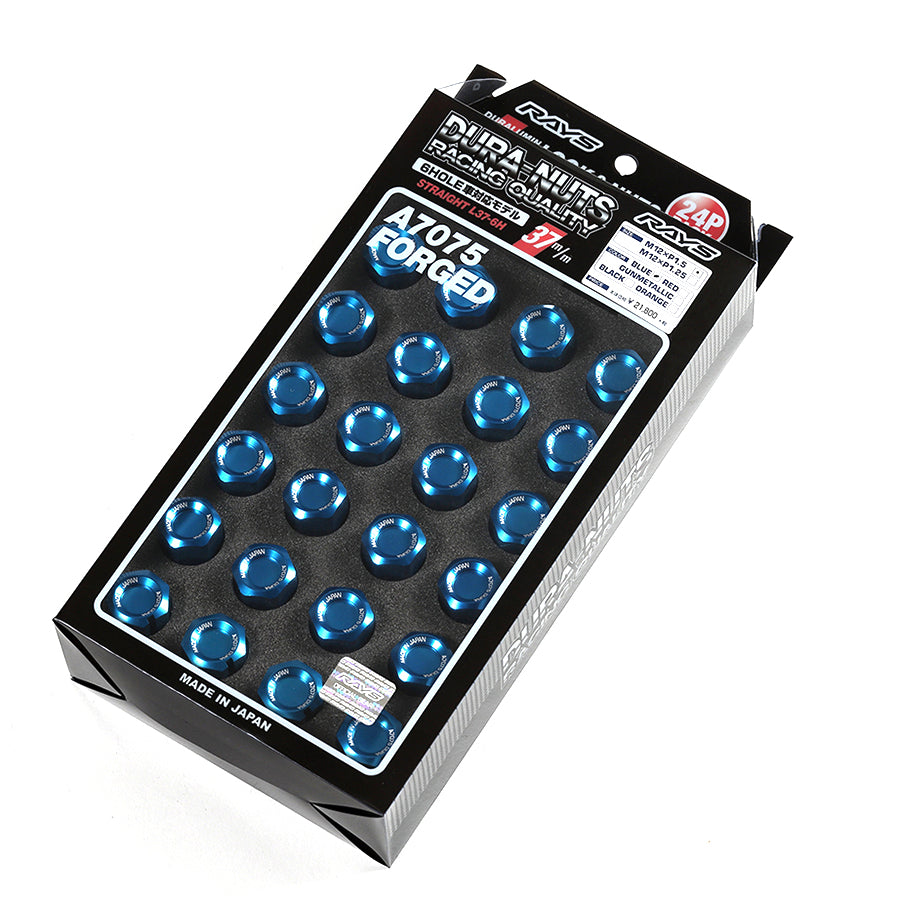 RAYS L37 Dura-Nuts Straight Type 6-Hole Lug and Wheel Lock Set