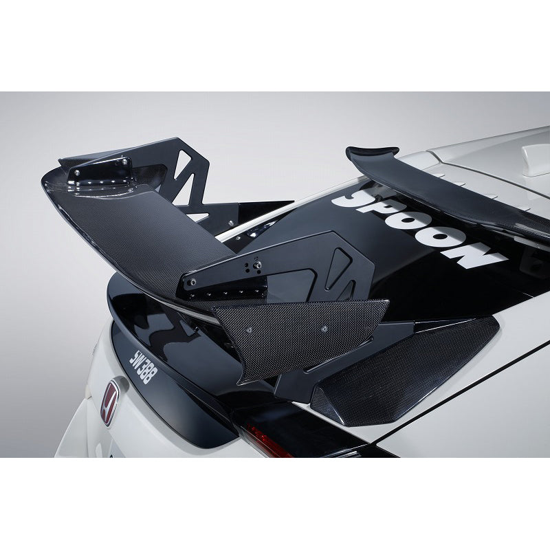 Spoon Sports Carbon Fiber Crane Neck GT Wing - 16-21 Civic Type R