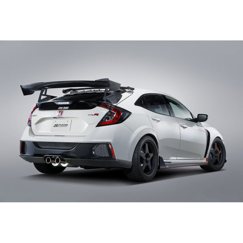 Spoon Sports Carbon Fiber Crane Neck GT Wing - 16-21 Civic Type R