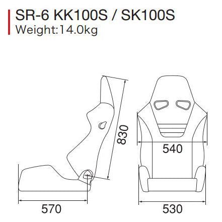 Recaro SR-6 Sport Seat