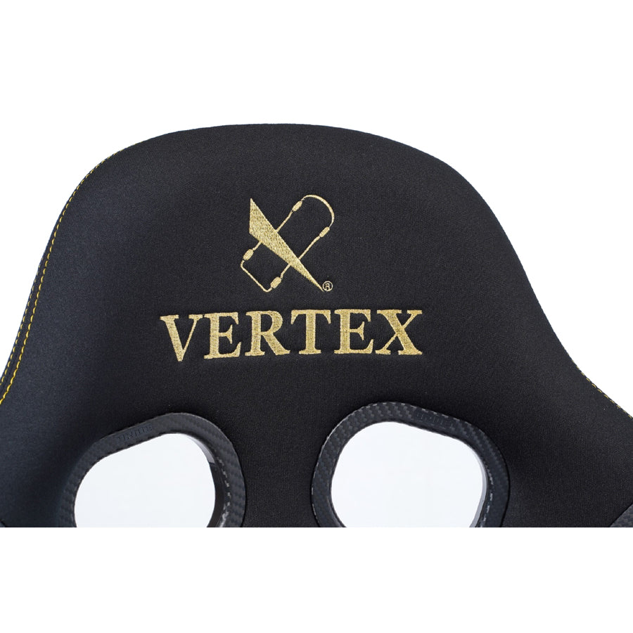 Bride x Vertex Zeta IV Bucket Seat - Black with Gold Stitching