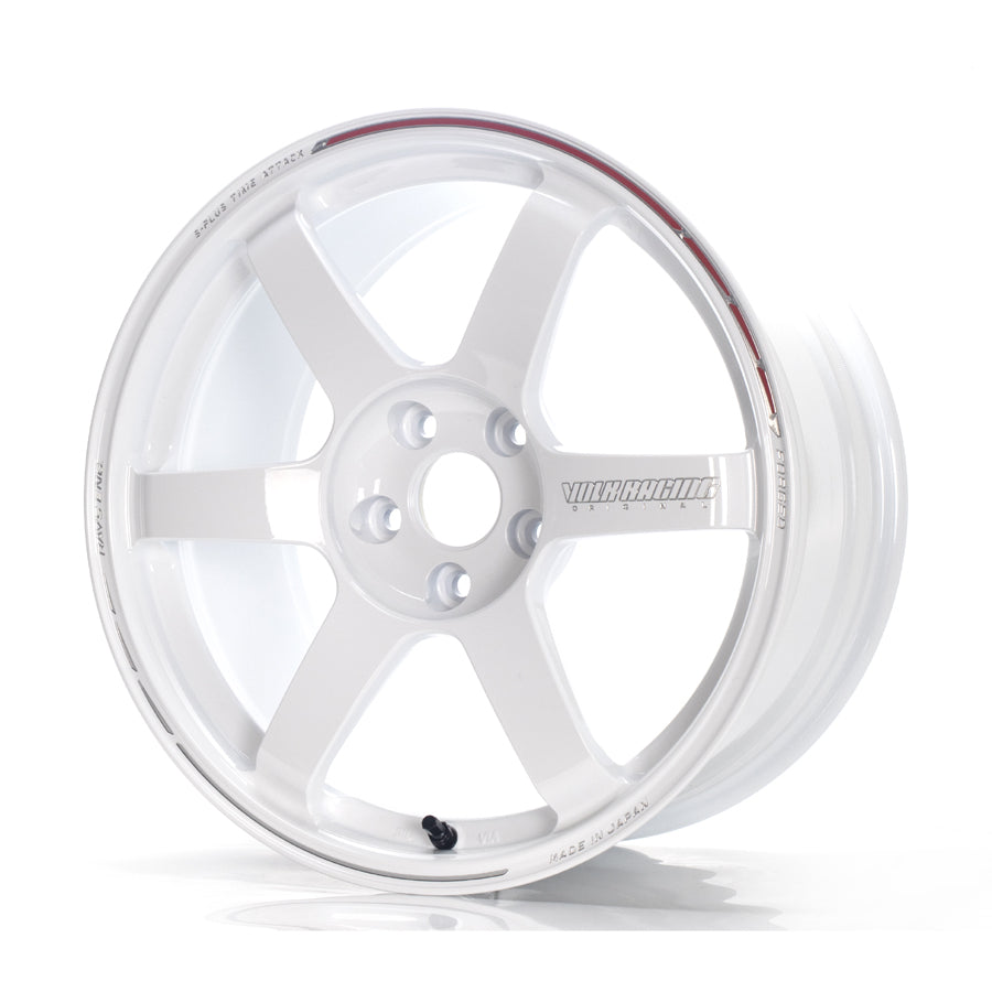 VOLK Racing TE37 Saga S-Plus Time Attack Wheel - Dash White