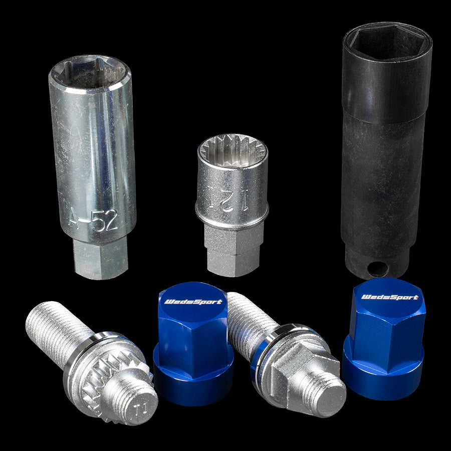 WedsSport 2-Piece Shell Type Racing Lug Nut Set