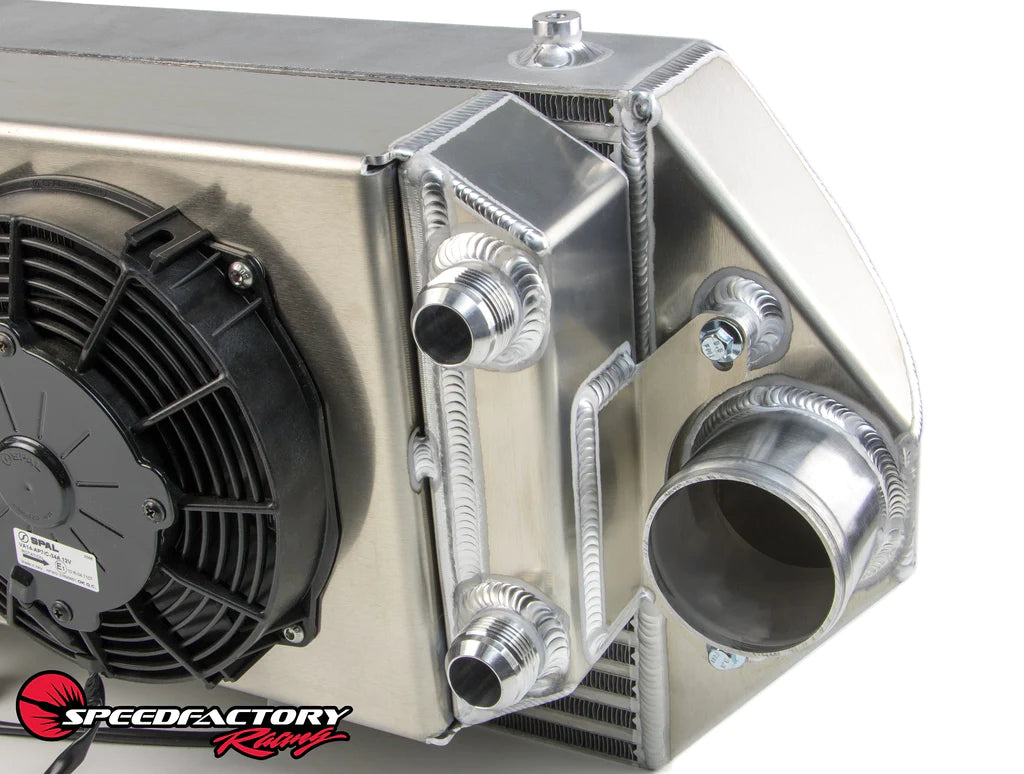 SpeedFactory Racing Dual Backdoor Intercooler / Tucked Radiator Combo - Honda/Acura Applications