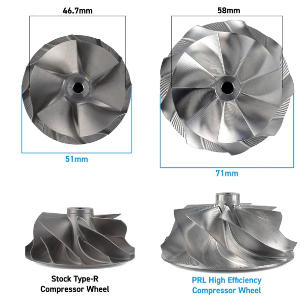 PRL P700 Drop-In Turbocharger Upgrade - Honda/Acura 2.0T Engines