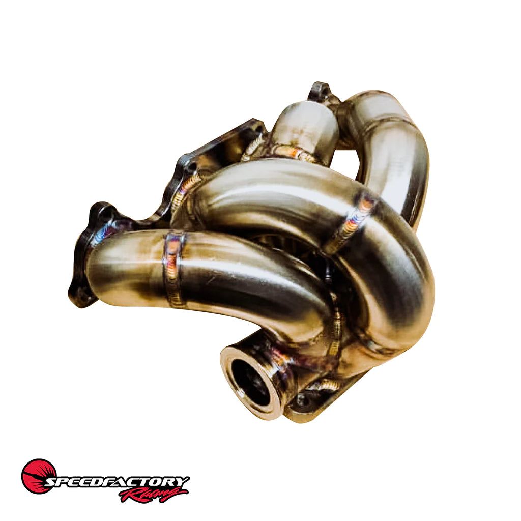 SpeedFactory Racing H-Series &amp; H2B Bottom Mount Turbo Manifold