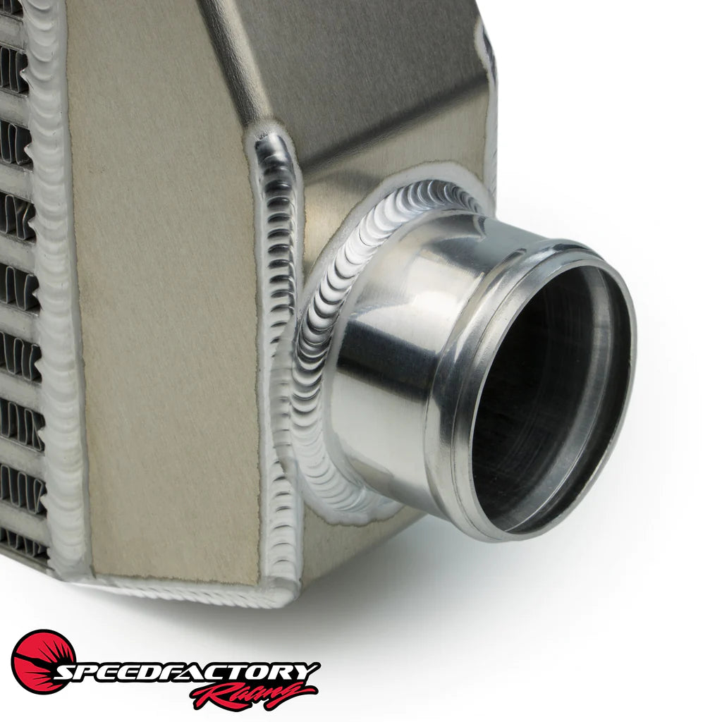 SpeedFactory Racing "Street" Side Inlet/Outlet Universal Front Mount Intercooler - 2.5" Inlet/Outlet (300-500HP)