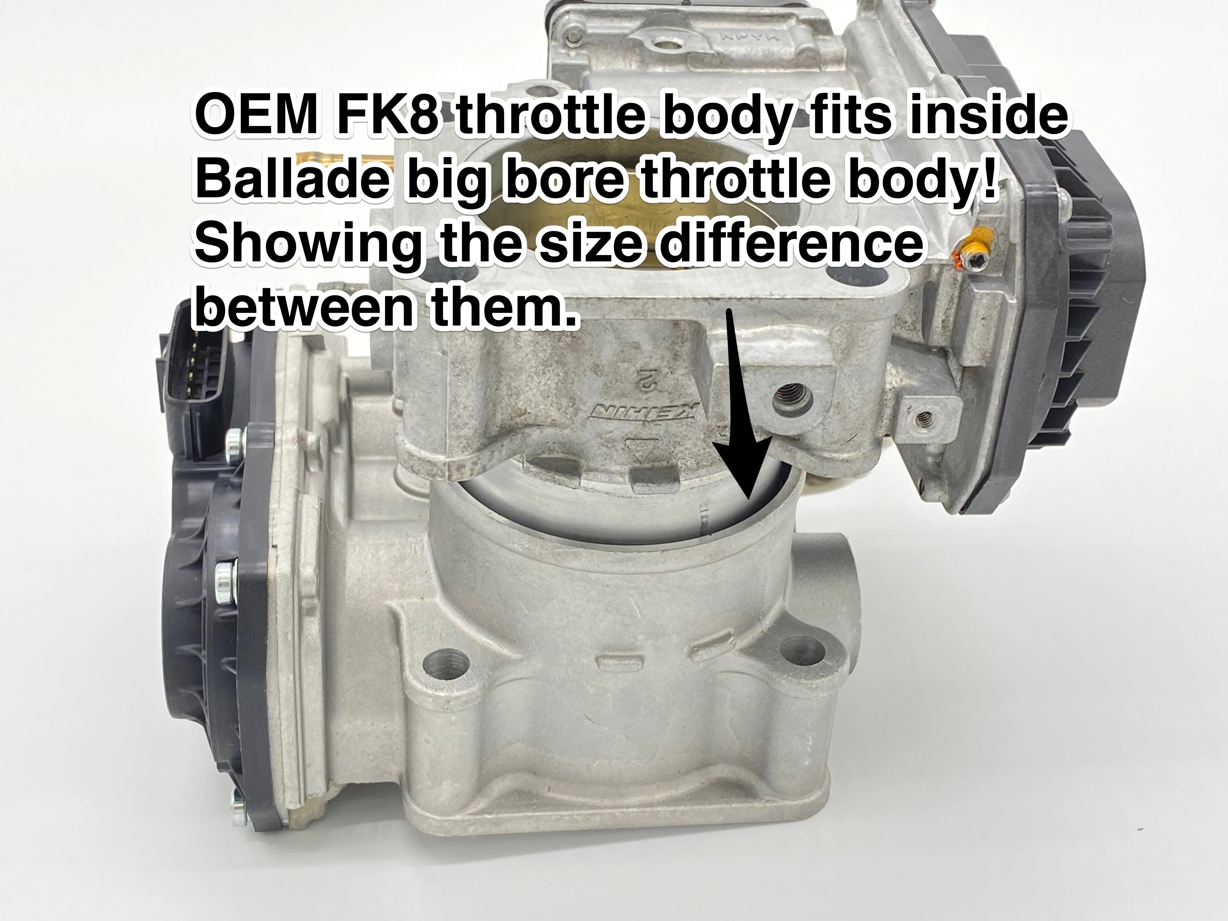 【T8138】BALLADE Ballade Sports 70mm Drive-By-Wire Throttle Body - 15+ Honda Civic