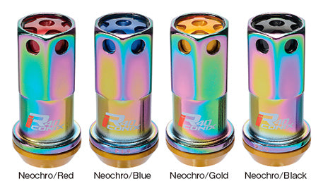 Project Kics R40 Iconix Lug Nuts - 14MM Neochrome