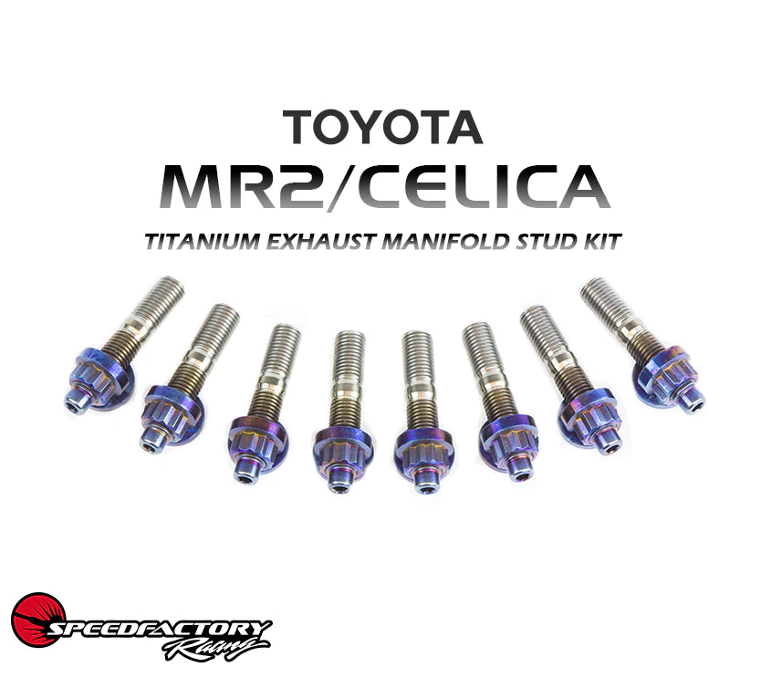 SpeedFactory Racing Titanium Exhaust Manifold Stud Kit - 90-99 MR-2