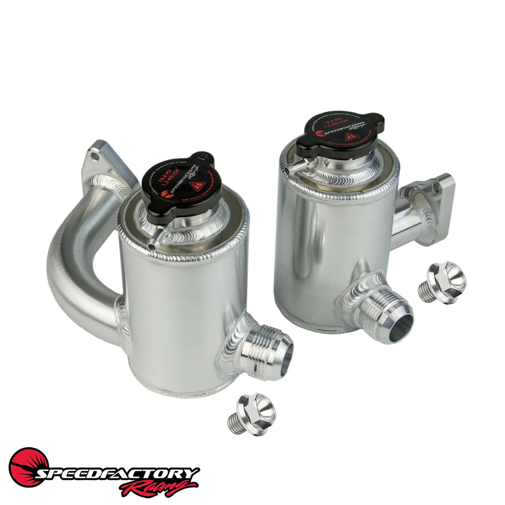 SpeedFactory Racing Cooling System Swirl Pots - Honda/Acura B-Series Applications