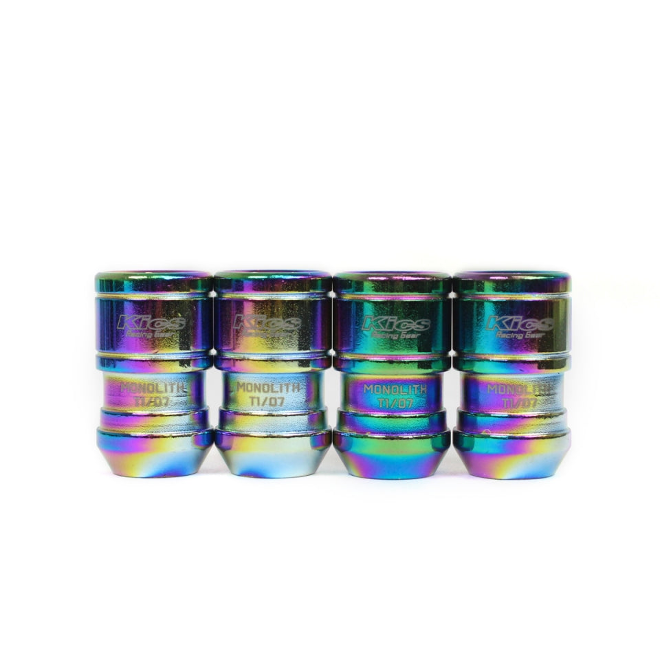 Project Kics Monolith TI/07 Lug Nuts - Neochrome