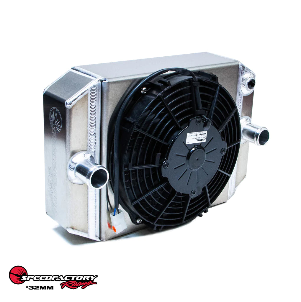 Small Aluminium Racing Radiator SpeedFactory Racing Universal Aluminum Racing Radiator - ABAutoworks