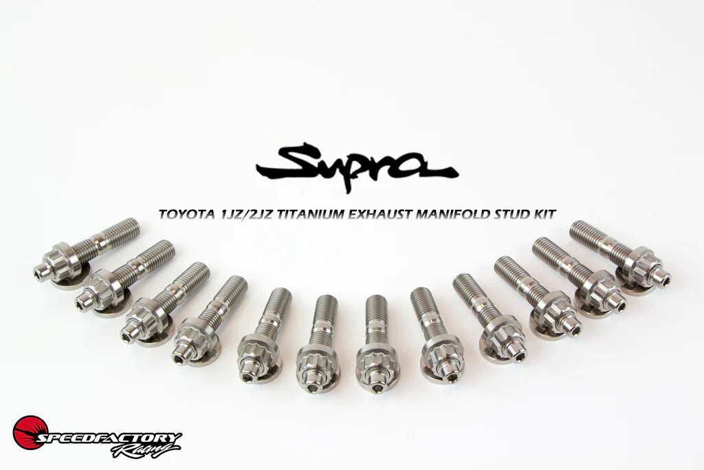 SpeedFactory Racing Titanium ExhaustManifold Stud Kit - 93-98 Supra