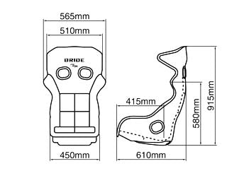 Bride Xero RS Bucket Seat