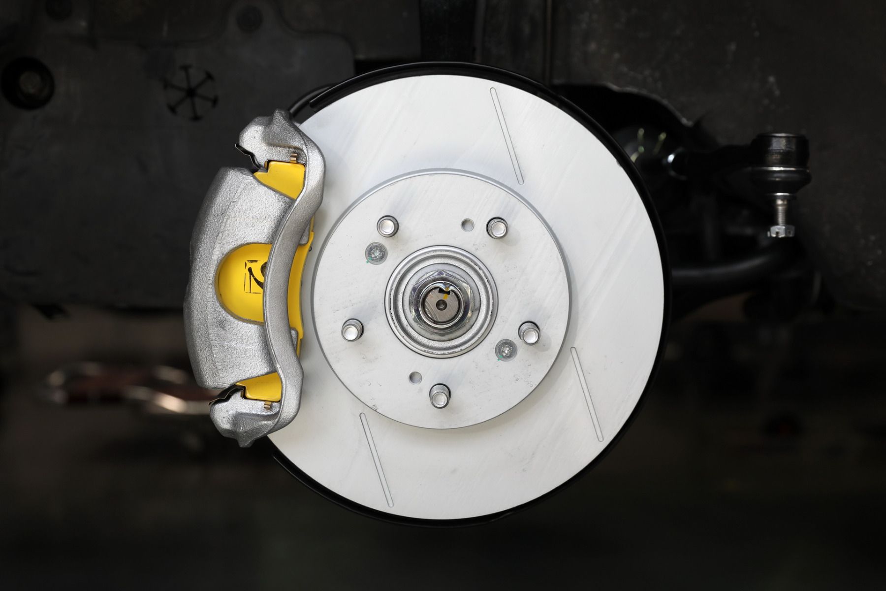 Spoon Sports Front Slit Brake Rotor - 98-01 Integra Type R / 96-00 Civ ...