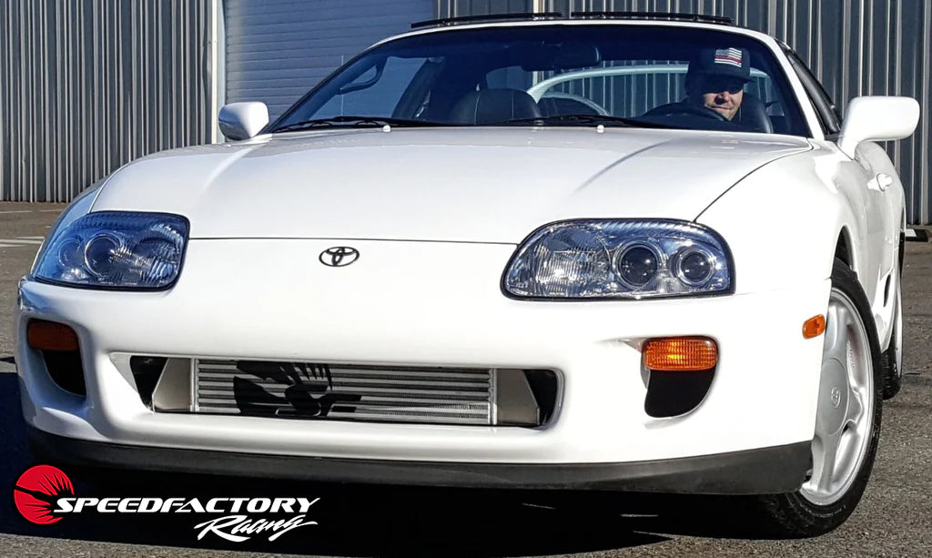 SpeedFactory Racing Standard Front Mount Intercooler Upgrade 3" Inlet and Outlet - 93-98 Supra (Stock to 850HP)